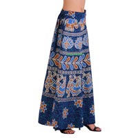 Stylish Wrap Cotton Skirt for Women