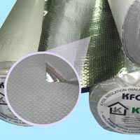 single Sided Reflective Metalized Woven Film