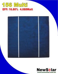 6*6 Multi 2BB A Grade 16.8% Solar Cells