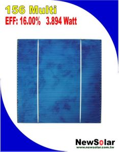 6*6 Multi 2BB B Grade 16.00% Solar Cells