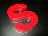 three dimensional letter