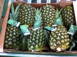 fresh pineapple