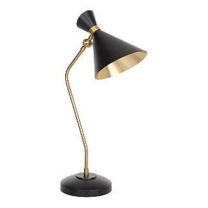 CONE TABLE LAMP WITH METAL SHADE