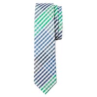 Color Blend Plaid Tie - Green