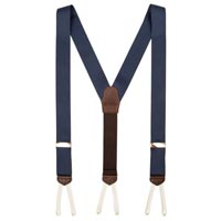 Handmade Grosgrain Suspenders Made in Usa Navy