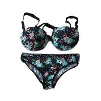 Lycra Cotton Non Padded Green Bra Panty Set at Rs 220/piece in Ahmedabad