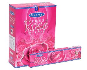 Satya Fresh Rose Incense Sticks 1200 Grams Box