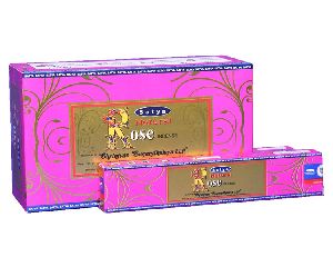 Satya Natural Rose Incense Sticks 180 Grams Box
