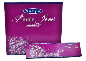 Satya Purple Jewel Incense Sticks 1200 Grams Box