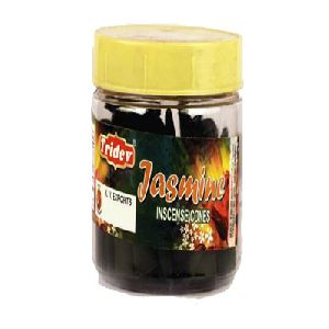 Tridev Jasmine Incense Cones Jar 225 Grams