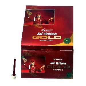 Tridev Sai Mahima Gold Dhoop Sticks 12 Packs Box