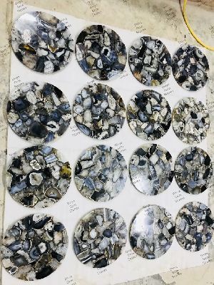 Black Agate Table Top
