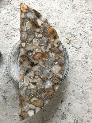 Half Round Agate Table Top