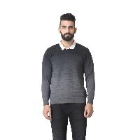 MSG Grey V Neck Sweater