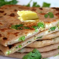 Stuffed Paneer Parathas