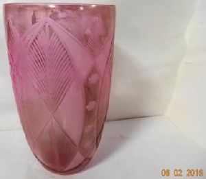  1048 Pink Glass Vase