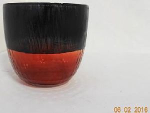  1055 Black Orange Flower Vase