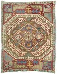 embroidered silk rugs