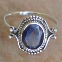 1.9 Gm Amethyst Gemstone 925 Sterling Silver Ring