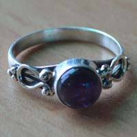 2.3gm Amethyst Gemstone 925 Sterling Silver Ring