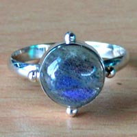 2.4 Gm Labradoritre Gemstone 925 Sterling Silver Ring