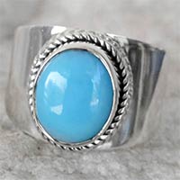 Sleeping Beauty Gem Stone 925 Sterling Original Silver Ring
