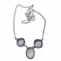 Amethyst Gemstone 925 Sterling Silver Necklace