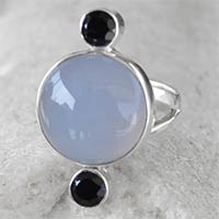 Gemstone Sterling Silver Ring