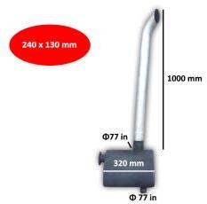 Tractor Exhaust Pipe Valmet 6400