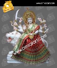 marble durga mata statue