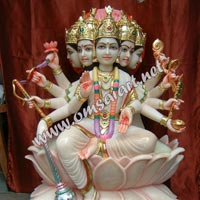 Marble Gayatri Mata Statue