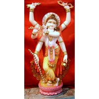 Marble Krishna Statue - 01