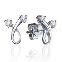 Platinum Diamonds Earring - MGE000020