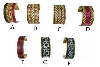 Leather Cufflink Bracelets
