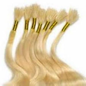 Pure Blonde Virgin Remy Prebond Human Hair