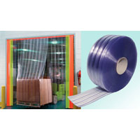 Double Ribbed Pvc Strip Curtains