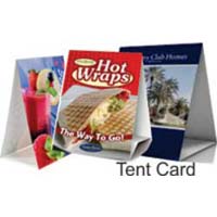 Promotional Table Tent Cards Printing Service