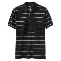 Cotton Mens Striped Pique Polo Tshirt, Sleeve Type : Half Sleeve