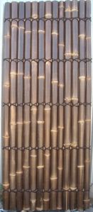 Half Round Black Bamboo