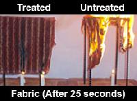 flame retardant shield