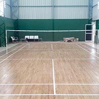 Air Cush Badminton Court Wooden Flooring
