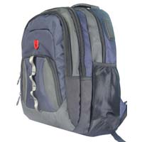 Laptop Backpack - Navy Blue Grey