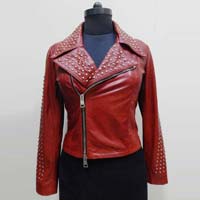 Ladies Leather Biker Jackets