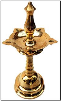 Kerala Samai Oil Lamp Brass