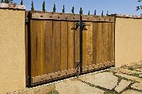 wooden style gate