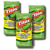 Individually Packaged Dill Pickles