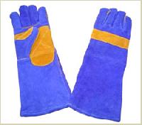 Leather Lining Canvas Gloves