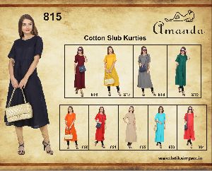 KURTI COTTON SLUB