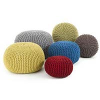 Knitted Poufs