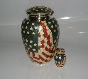 Country Flag Print Urns